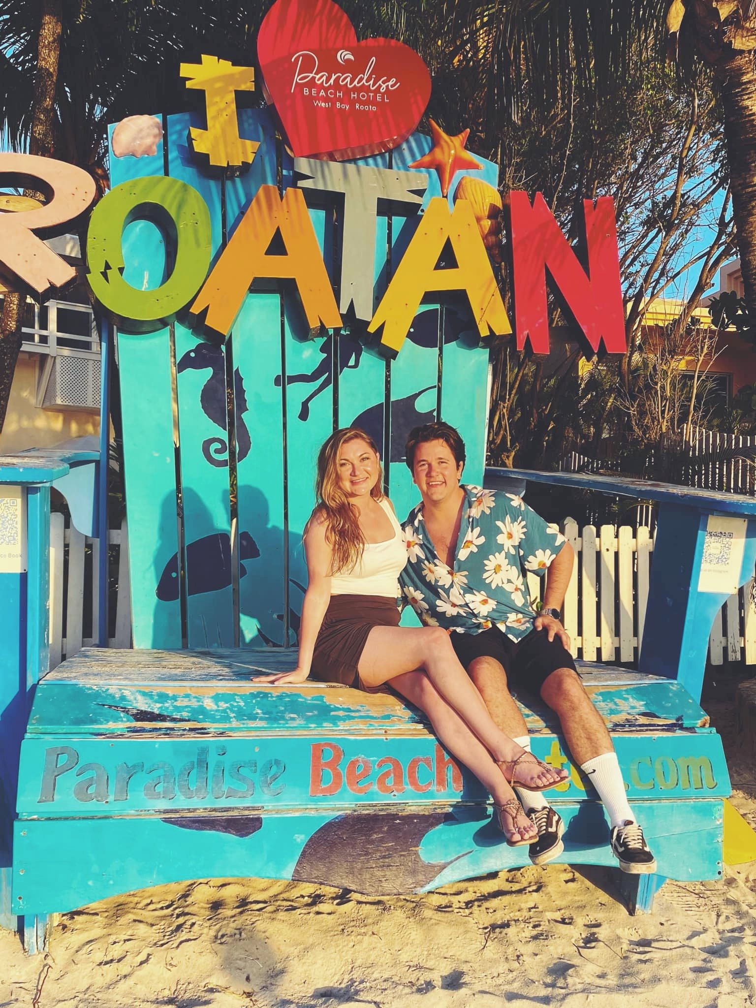 Jess and I in Roatan